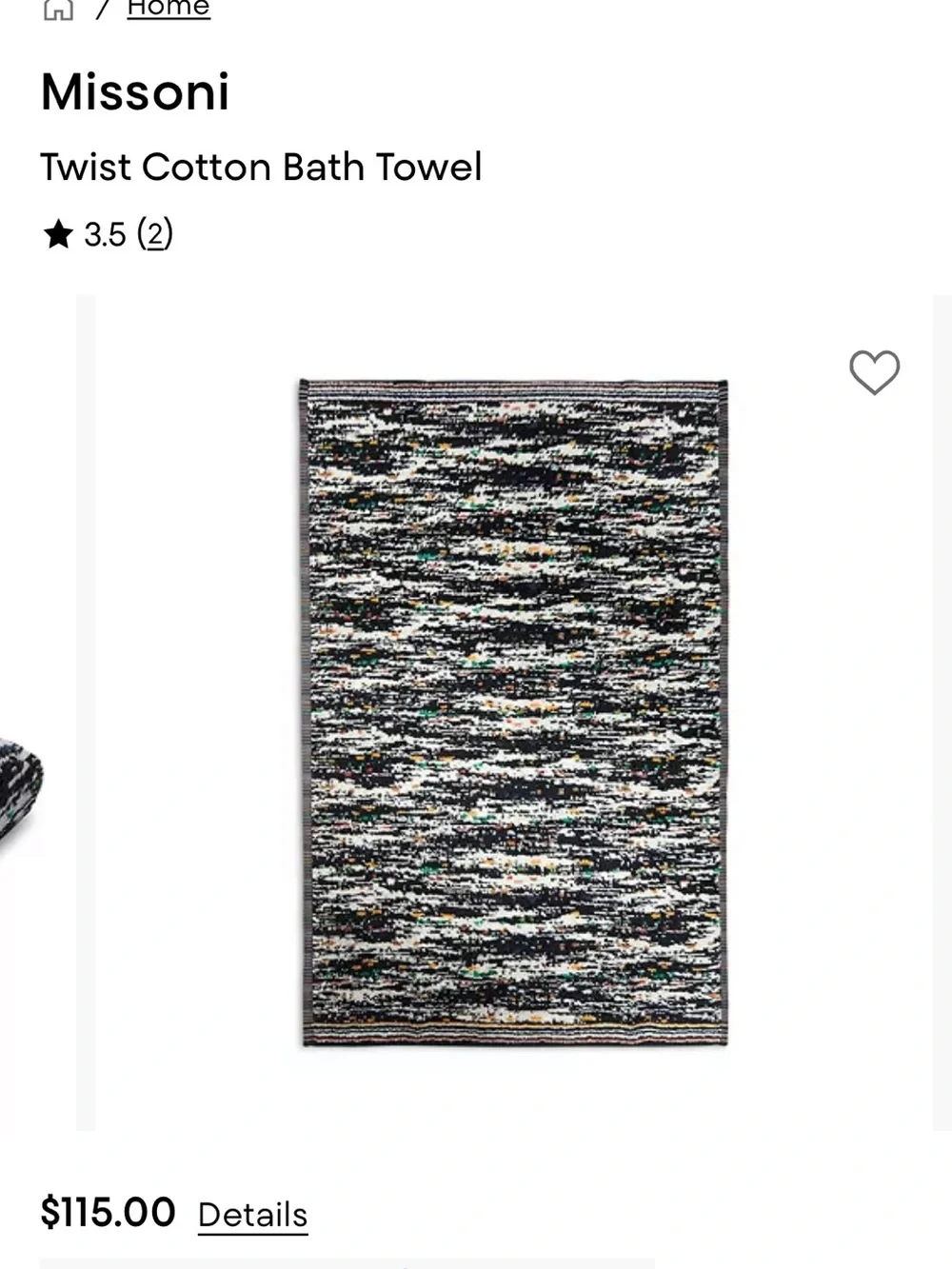 Missoni Multicolor Striped Bath & Hand Towels - Green, Gold, Brown, Black